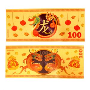 Billete Plastico del Dragon Dorado