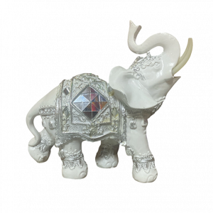 Elefante Vestido Blanco Espejo YBC