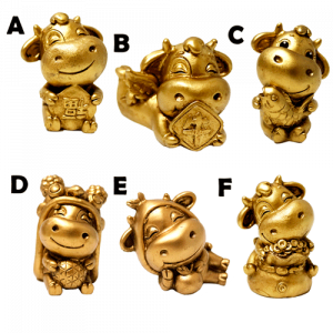 Buey Figuras Surtidas Poliresina 6 cm